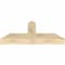 Ekena Millwork Portland Rough Sawn Timber Gable Bracket, Douglas Fir, 48"W x 20"H x 6"D x 6"F, 10/12 Pitch GBW048X20X0606POR00RDF - alternate 3